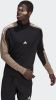 Adidas Performance Senior sport T shirt zwart/ecru/wit online kopen