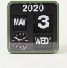 Karlsson Wandklokken Wall clock Mini Flip casing, black dial Groen online kopen