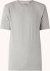 Scotch & Soda basic T shirt met biologisch katoen grey melange online kopen