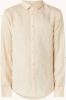 Scotch & Soda Zand Casual Overhemd Regular Fit Garment dyed Linen Shirt online kopen