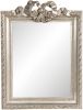 Clayre & Eef Wandspiegel 25*2*34 Cm Zilverkleurig Hout Grote Spiegel online kopen