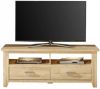 Hioshop Canasta TV meubel 2 lades en 2 planken, eiken decor. online kopen