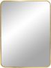 Hioshop Madrid spiegel 50x70 cm messing. online kopen