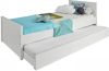 Hioshop Ory bed 90x200 cm met bedlade, wit. online kopen