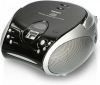 Lenco Draagbare Stereo Fm Radio Met Cd speler Scd 24 Black/silver Zwart zilver online kopen