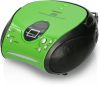 Lenco Draagbare Stereo Fm Radio Met Cd speler Scd 24 Green/black Groen zwart online kopen