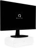 QUVIO Computer scherm standaard met 2 lades Wit online kopen