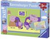 Ravensburger Peppa Pig Puzzle At Home 2x12 Stuks online kopen