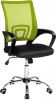 Tectake Bureaustoel Kantoor Design Zwart/groen online kopen