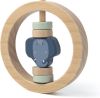 TRIXIE Baby Accessoires Wooden round rattle Mrs. Elephant Blauw online kopen
