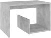 VidaXL Bijzettafel 59x36x38 cm spaanplaat betongrijs online kopen
