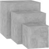 VIDAXL Bijzettafels 3 st spaanplaat betongrijs online kopen