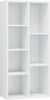 VidaXL Boekenkast 50x25x106 cm bewerkt hout hoogglans wit online kopen