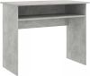 VidaXL Bureau 90x50x74 cm bewerkt hout betongrijs online kopen