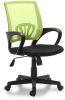 VIDAXL Bureaustoel op 5 wielen kunststof groen online kopen