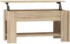 VidaXL Salontafel 101x49x52 cm bewerkt hout sonoma eikenkleurig online kopen