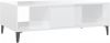 VidaXL Salontafel 103, 5x60x35 cm spaanplaat hoogglans wit online kopen