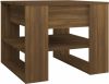 VidaXL Salontafel 55, 5x55x45 cm bewerkt hout bruineikenkleurig online kopen