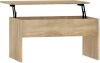 VidaXL Salontafel 80x50, 5x41, 5 cm bewerkt hout sonoma eikenkleurig online kopen