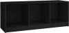 VidaXL Tv meubel 104x33x41 cm massief grenenhout zwart online kopen