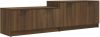 VidaXL Tv meubel 158, 5x36x45 cm bewerkt hout bruineikenkleurig online kopen