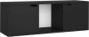 VidaXL Tv meubel 88, 5x27, 5x30, 5 cm spaanplaat zwart online kopen