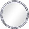 VidaXL Wandspiegel 70 cm gehard glas zilverkleurig online kopen