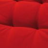 Madison Bankkussen Rib Red 120x48 Rood online kopen
