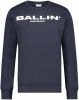 Ballin by Purewhite sweater met tekst donkerblauw online kopen
