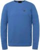 PME Legend fijngebreide pullover met textuur 5075 strong blue online kopen