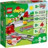Lego 10882 DUPLO Town Treinrails Bouwset met Rode Actiesteen, Kinderspeelgoed, Duplo Train online kopen