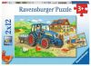 Ravensburger Op de bouwplaats en boerderij legpuzzel 24 stukjes online kopen