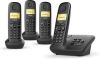 Gigaset A270A Quattro DECT telefoon met antwoordapparaat Zwart online kopen