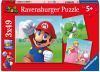 Mario Bros Super mario puzzels 3 x 49 stukjes online kopen