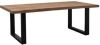Brix Eettafel 'Sturdy' Boomstam, Mangohout en staal, 160 x 90cm online kopen