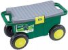 Draper Tools Tuingereedschapswagen en kruk groen 56x27, 2x30, 4 cm 60852 online kopen