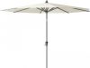 Platinum Riva parasol 300 cm rond ecru met kniksysteem online kopen
