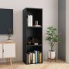 VidaXL Boekenkast/tv meubel 36x30x114 cm bewerkt hout zwart online kopen