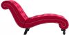 VidaXL Chaise longue fluweel rood online kopen