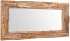 VidaXL Decoratieve spiegel rechthoekig 120x60 cm teakhout online kopen