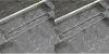 VidaXL Doucheafvoer 2 st rechthoekig 830x140 mm roestvrij staal online kopen