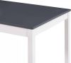 VidaXL Eettafel 140x70x73 cm grenenhout wit en grijs online kopen