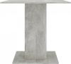 VidaXL Eettafel 80x80x75 cm spaanplaat betongrijs online kopen