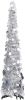 VIDAXL Kunstkerstboom pop up 120 cm PET zilverkleurig online kopen