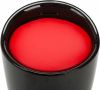 Opbergkruk 36x36,5x50 cm kunstleer zwart en rood online kopen