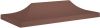 VIDAXL Partytentdak 270 g/m&#xB2, 6x3 m bruin online kopen