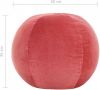 VidaXL Poef 50x35 cm katoenfluweel roze online kopen