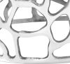 VidaXL Salontafel 70x30 cm gegoten aluminium zilverkleurig online kopen