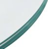 VidaXL Salontafel met rond glazen tafelblad hoogglans grijs online kopen