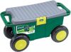 Draper Tools Tuingereedschapswagen en kruk groen 56x27, 2x30, 4 cm 60852 online kopen